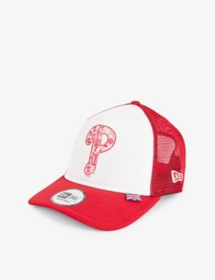 NEW ERA: Philadelphia Phillies MLB London logo-embroidered cotton and mesh trucker hat