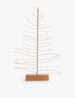 SELFRIDGES EDIT: Light-up wire metal Christmas tree 30cm
