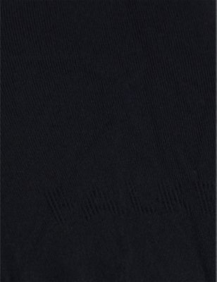 Falke Womens Black Elegant Step Knitted Socks In Black