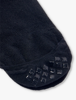 Falke Womens Black Cool Kick Recycled Polyester-blend Socks In Black