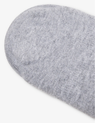 Falke Womens Light Grey Mel. Cool Kick Recycled Polyester-blend Socks In Light Grey Mel.