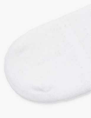 Falke Womens White Cool Kick Recycled Polyester-blend Socks In White