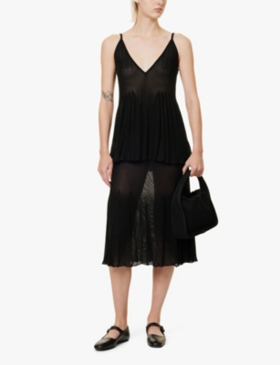 CFCL: Hypha Lucent V-neck knitted top