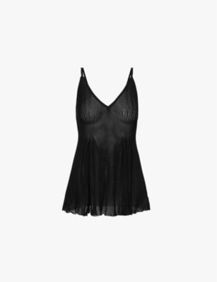 CFCL: Hypha Lucent V-neck knitted top