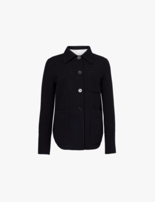 JIL SANDER: Patch-pocket regular-fit wool jacket