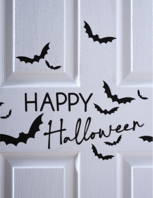 GINGER RAY: Happy Halloween door stickers pack of one