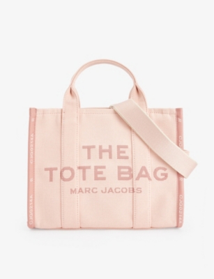 Marc Jacobs Womens Rose The Medium Tote Cotton-blend Tote Bag