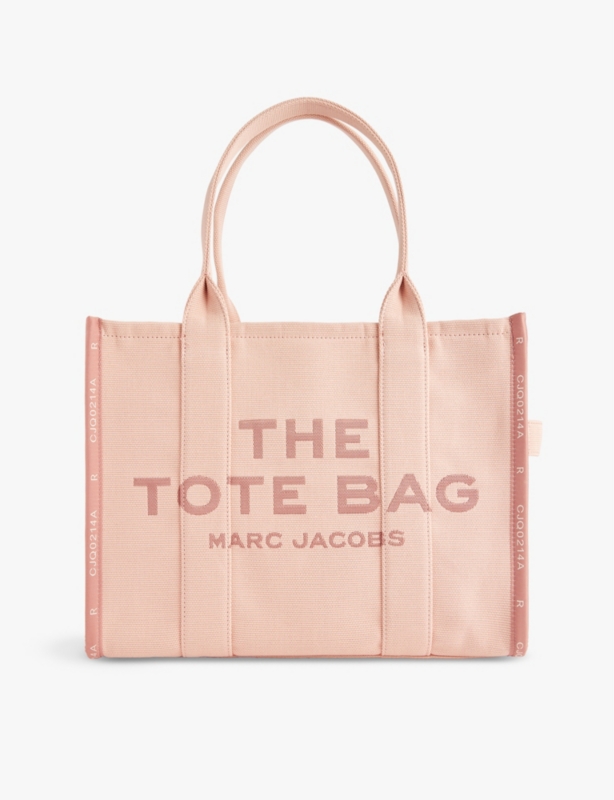 The Large Tote cotton-blend tote bag