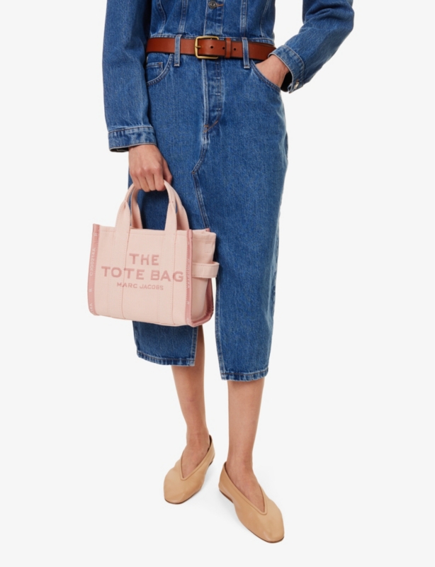 The Small Tote cotton-blend canvas tote bag