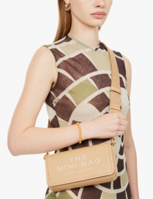 Marc Jacobs Womens Camel The Mini Leather Cross-body Bag In Camel