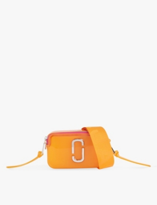 Marc Jacobs Womens The Snapshot Pvc Cross-body Bag In Orange
