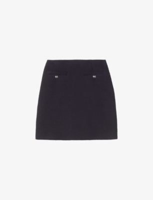 LK BENNETT: Charlie A-line tweed mini skirt