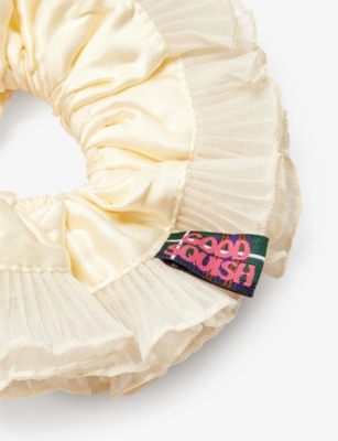 GOOD SQUISH: Baby B-e-a-utiful organza-frill silk scrunchie
