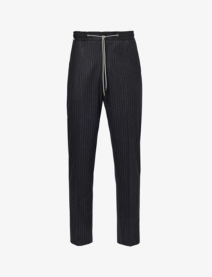 CORNELIANI: Regular-fit straight-leg mid-rise wool trousers