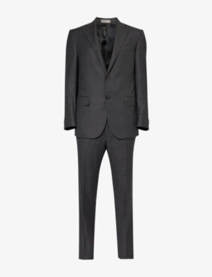 CORNELIANI: Regular-fit single-breasted wool suit