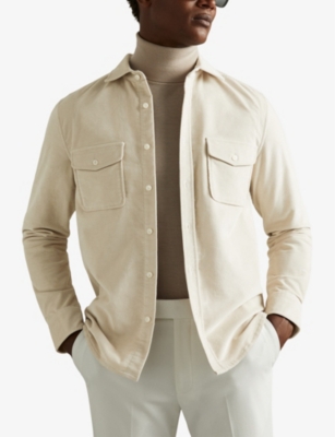 Tucci chest-pocket corduroy overshirt