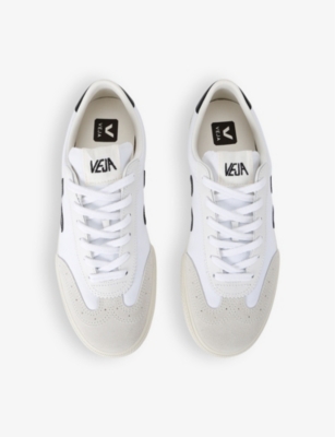 Men's Volley logo-embroidered canvas low-top trainers