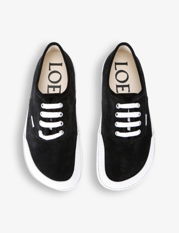 Terra Vulca contrast-sole canvas low-top trainers