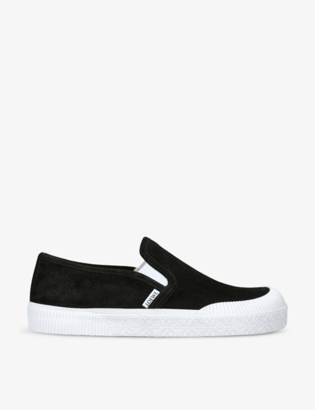 Terra Vulca contrast-sole canvas low-top trainers