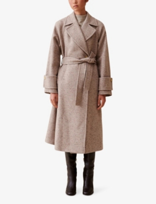 Claudie pierlot shearling shops coat