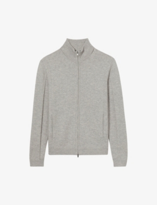 REISS - Splint funnel-neck slim-fit stretch wool and cashmere-blend ...