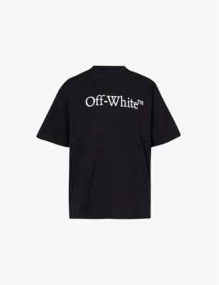 OFF-WHITE C/O VIRGIL ABLOH: Big Book Skate logo-print cotton-jersey T-shirt