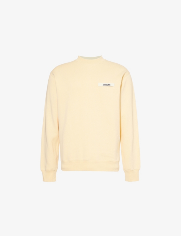 Logo-embroidered cotton-jersey sweatshirt