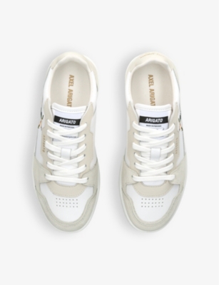 Axel Arigato Dice Lo Embroidered Leather Sneakers In White