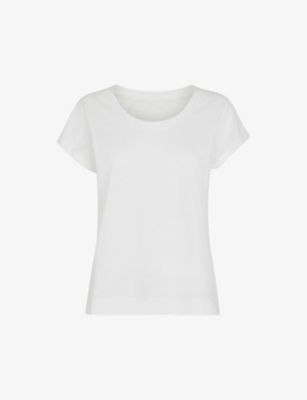 WHISTLES: Wilma scoop-neck cotton-jersey T-shirt