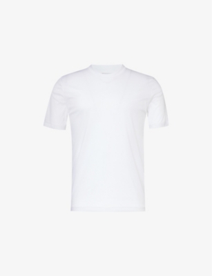 ZIMMERLI: Crewneck cotton-jersey T-shirt
