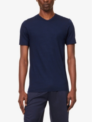 Shop Zimmerli Regular-fit Jersey T-shirt In Navy