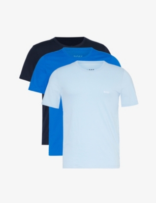 BOSS: Pack of three cotton-jersey T-shirts