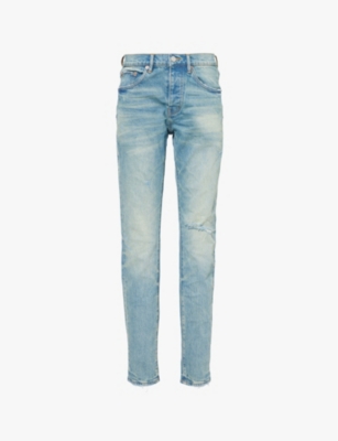 PURPLE BRAND: Blowout distressed slim-leg low-rise jeans
