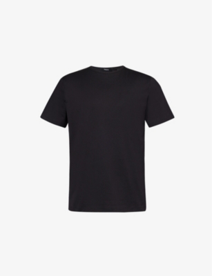 THEORY: Precise cotton-jersey T-shirt