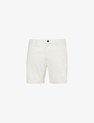 THEORY: Curtis elasticated-waist regular-fit linen-blend shorts
