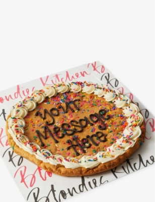 Personalised vanilla-iced 12-inch cookie 1kg