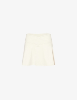 WE ARE TALA: Dayflex slim-fit stretch-recycled nylon mini skirt