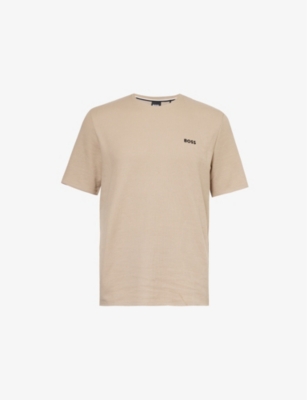 BOSS: Relaxed-fit cotton-blend jersey T-shirt