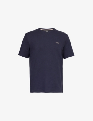BOSS: Relaxed-fit cotton-blend stretch-jersey T-shirt