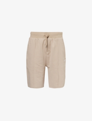 BOSS: Mid-rise cotton-blend stretch-jersey shorts