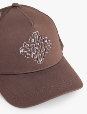 Shop The Couture Club Mens Logo-embroidered Cotton Cap Brown