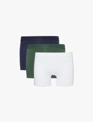Bjorn Borg Menspack 4 Pack Of Three Stretch-cotton Boxers In Multipack 4