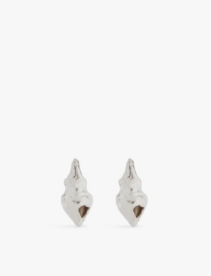 ALIGHIERI: Vessel recycled sterling-silver earrings