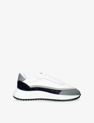 ARNE: Wave Runner Suede and Mesh Low-Top Trainers