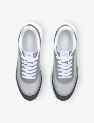 ARNE: Wave Runner Suede and Mesh Low-Top Trainers
