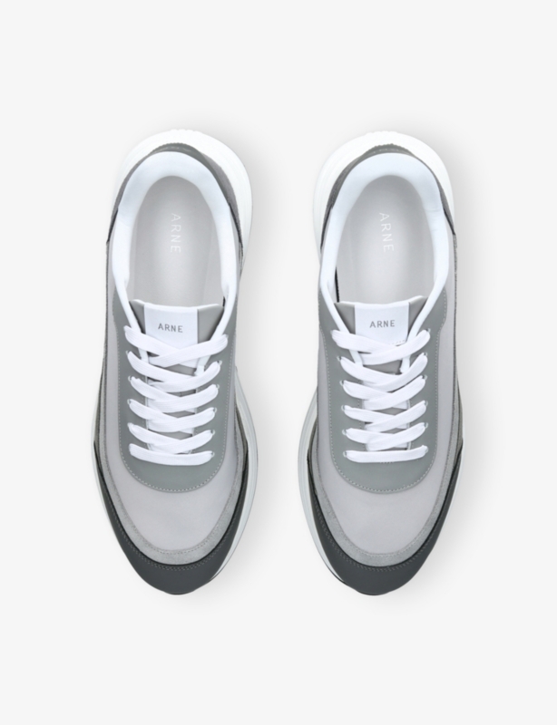 Wave Runner Suede and Mesh Low-Top Trainers