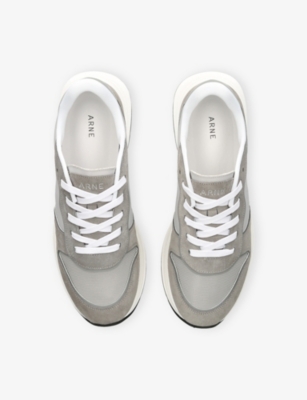 ARNE: Hybrid Runner Leather Low-Top Trainers