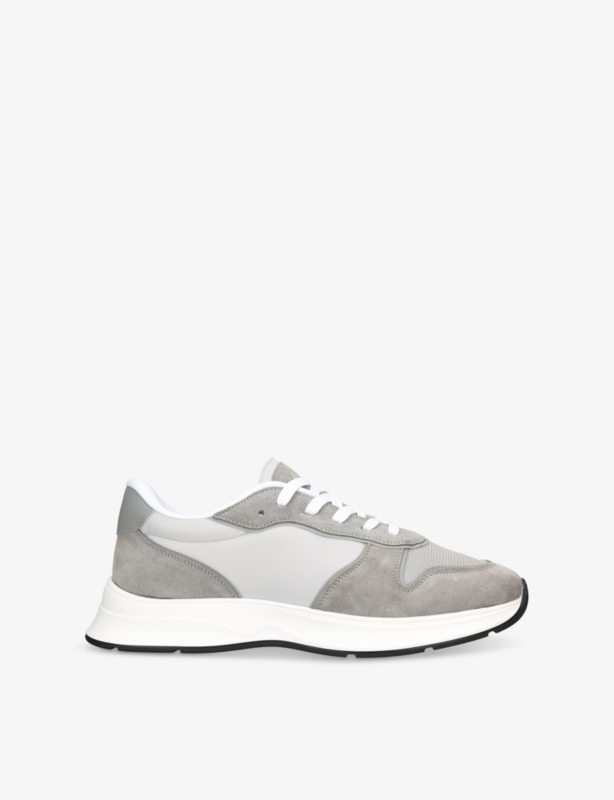 Hybrid Runner Leather Low-Top Trainers
