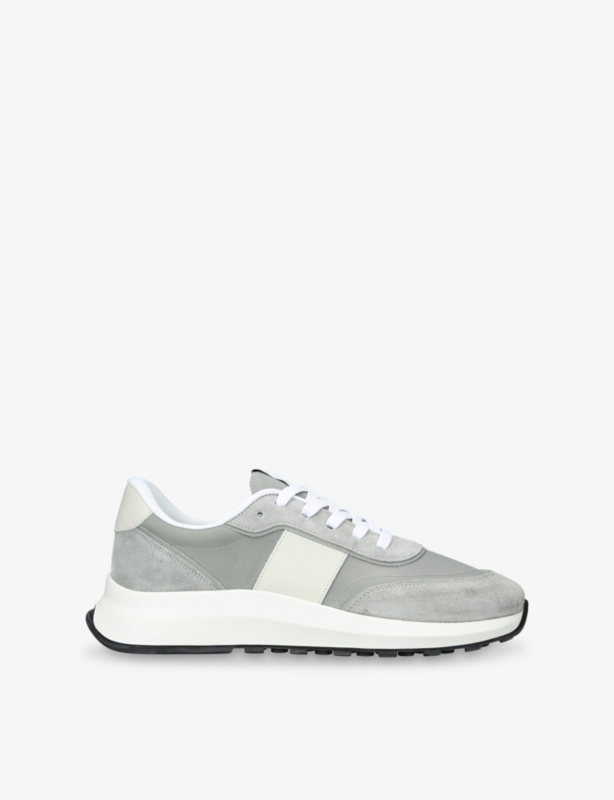 Runner 2.0 Leather and Suede Low-Top Trainers