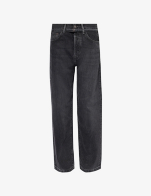ACNE STUDIOS: 1991 faded-wash straight-leg mid-rise jeans